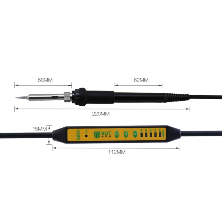BEST Adjustable Temperature Electric Soldering Iron Welding Solder Station Heat Pencil, UK Plug
