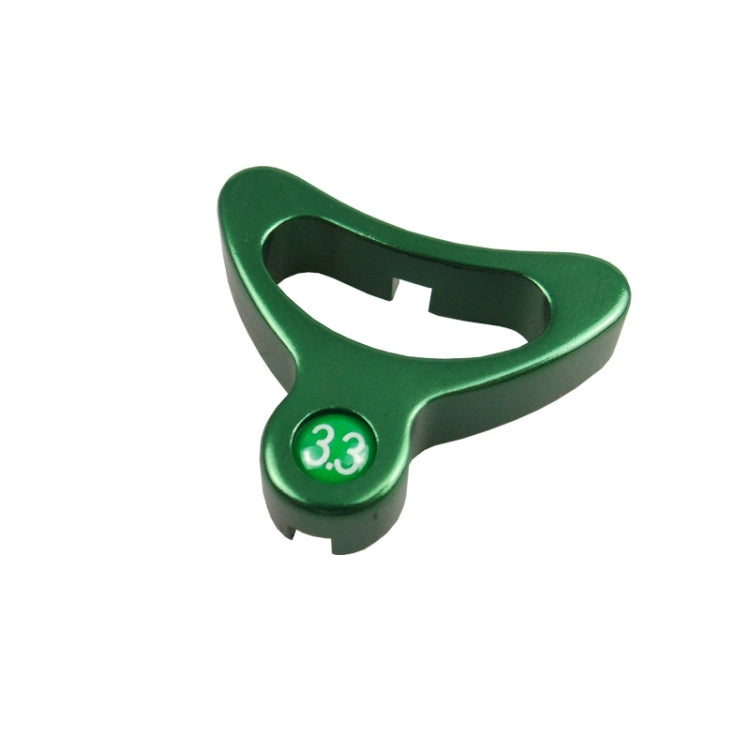 BIKERSAY BK033 Bicycle Spoke Wrench Repair Tool Aluminum Alloy Wheel Spoke Nipple Adjustment Spanner(Green) - Maintenance tools by BIKERSAY | Online Shopping South Africa | PMc TechLife | Buy Now Pay Later Mobicred