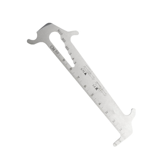BIKERSAY BT035S Bicycle Chain Wear Checker MTB Chains Gauge Measurement Ruler Repair Tool