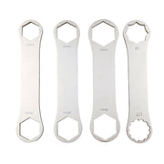 BIKERSAY BT050C Multifunctional Stainless Steel Bicycle Fork Wrench Double Head Spanner