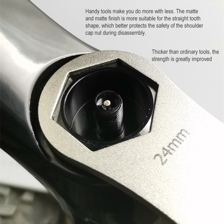 BIKERSAY BT050A Multifunctional Stainless Steel Bicycle Fork Wrench Double Head Spanner - Maintenance tools by BIKERSAY | Online Shopping South Africa | PMc TechLife | Buy Now Pay Later Mobicred