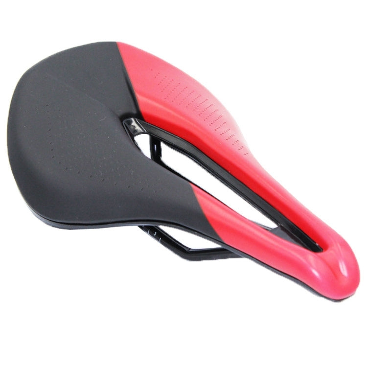 BIKERSAY SZ001 Bicycle PU Leather Saddle Seat (Black Red) - Bicycle Saddle by BIKERSAY | Online Shopping South Africa | PMc TechLife | Buy Now Pay Later Mobicred