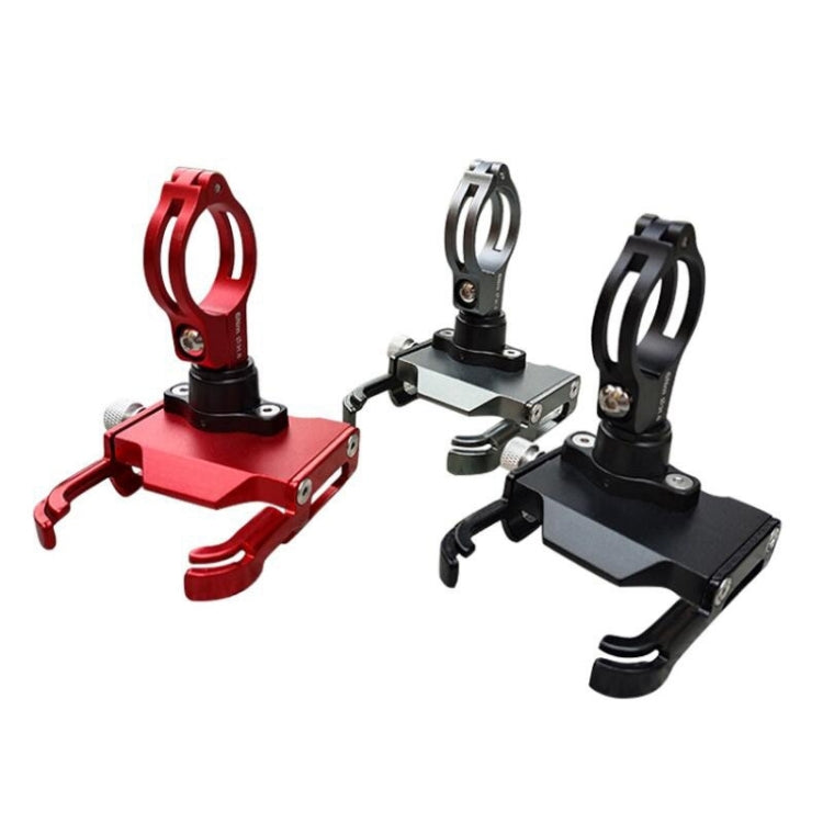 BIKERSAY MP008 Bike Motorcycle Aluminum Alloy Phone Holder Handlebar Clips (Red) - Holders by BIKERSAY | Online Shopping South Africa | PMC TechLife | Buy Now Pay Later Mobicred