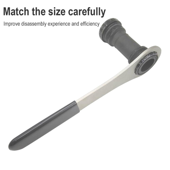 BIKERSAY BB46-12 Bicycle Repair Tools Multi-function Wrench Tool Stainless Steel Axis Spanner