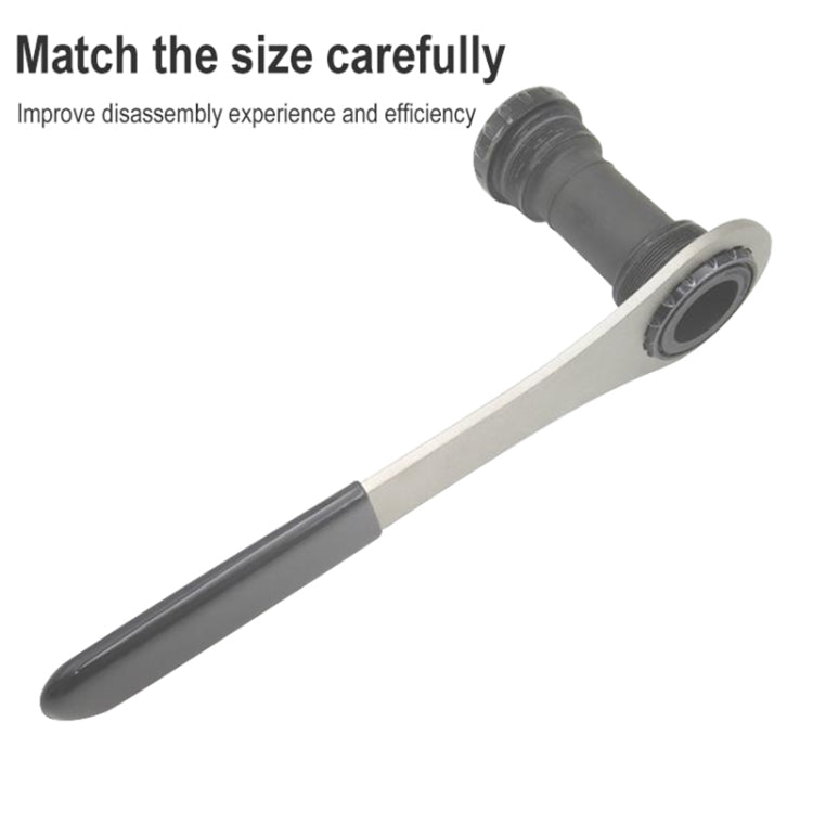 BIKERSAY BB48-12 Bicycle Repair Tools Multi-function Wrench Tool Stainless Steel Axis Spanner - free shipping - PMC Jewellery - Order now!