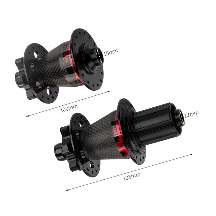 GUB 1421 Carbon Fiber Disc Bike Hub - free shipping - PMC Jewellery - Order now!