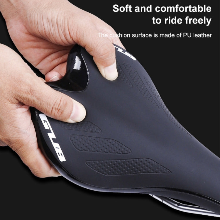 GUB 3083 Microfiber Leather Mountain Road Bike Saddle(Black) - Bicycle Saddle by GUB | Online Shopping South Africa | PMC Jewellery | Buy Now Pay Later Mobicred