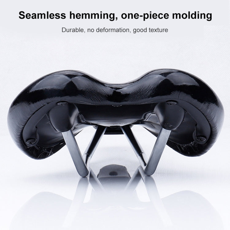 GUB 3083 Microfiber Leather Mountain Road Bike Saddle(Black) - Bicycle Saddle by GUB | Online Shopping South Africa | PMc TechLife | Buy Now Pay Later Mobicred