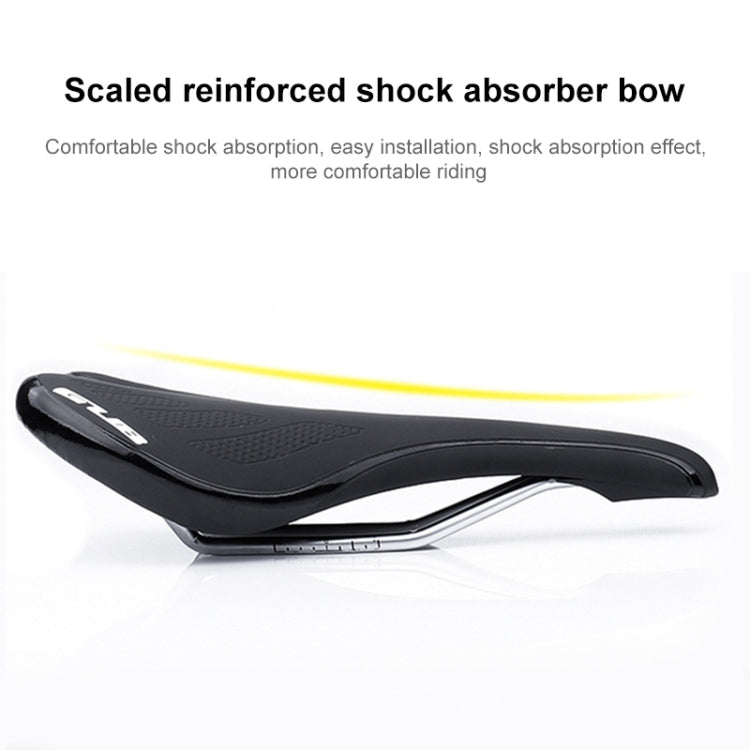 GUB 3083 Microfiber Leather Mountain Road Bike Saddle(Black) - Bicycle Saddle by GUB | Online Shopping South Africa | PMC Jewellery | Buy Now Pay Later Mobicred
