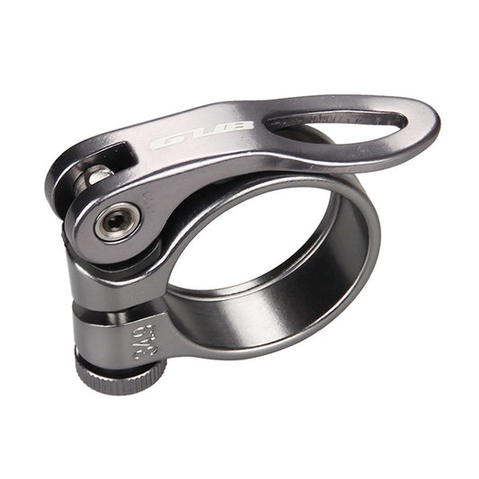 GUB CX-49 34.9mm Aluminum Ultralight Bicycle Seat Post Clamp(Titanium Color) - free shipping - PMC Jewellery - Order now!