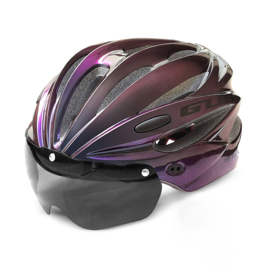 GUB K80 Plus Bike Helmet With Visor And Goggles(Gradient Purple) - free shipping - PMC Jewellery - Order now!