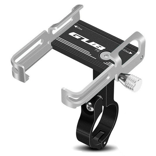 GUB P10 Aluminum Bike Phone Holder(Black Silver) - free shipping - PMC Jewellery - Order now!
