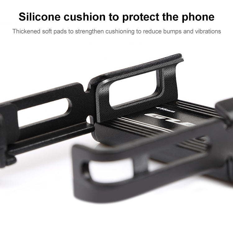 GUB P10 Aluminum Bike Phone Holder(Black Red)