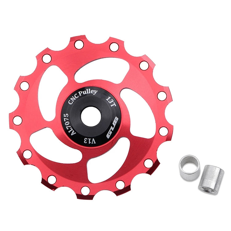 GUB V13 13T Bicycle Rear Derailleur Jockey Wheel (Black Red) - free shipping - PMc TechLife - Order now!
