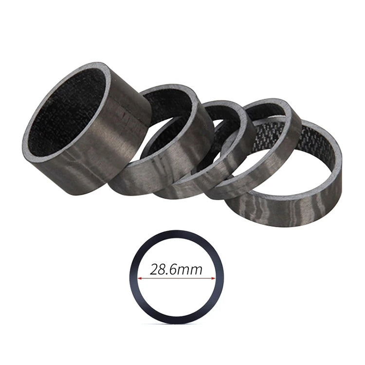 5 PCS GUB TC-004 Carbon Bicycle Spacer Set - Others by GUB | Online Shopping South Africa | PMC Jewellery | Buy Now Pay Later Mobicred