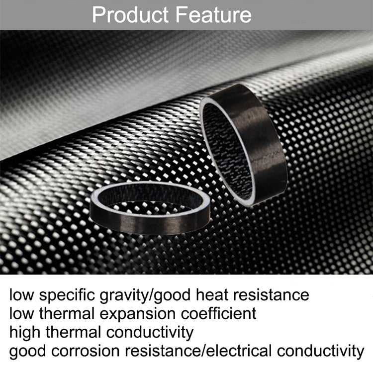 5 PCS GUB TC-004 Carbon Bicycle Spacer Set - Others by GUB | Online Shopping South Africa | PMC Jewellery | Buy Now Pay Later Mobicred