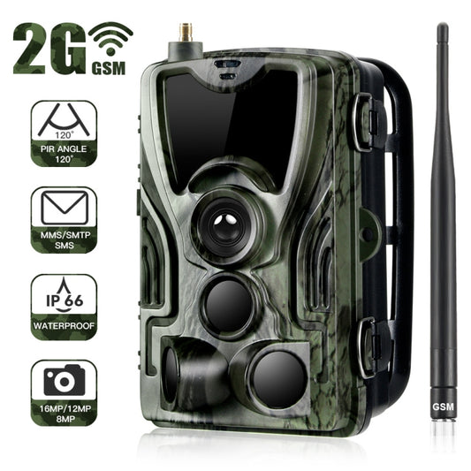 HC801M 2G GSM Waterproof IP66 IR Night Vision Security Hunting Trail Camera, 120 Degree PIR Angle - free shipping - PMC Jewellery - Order now!