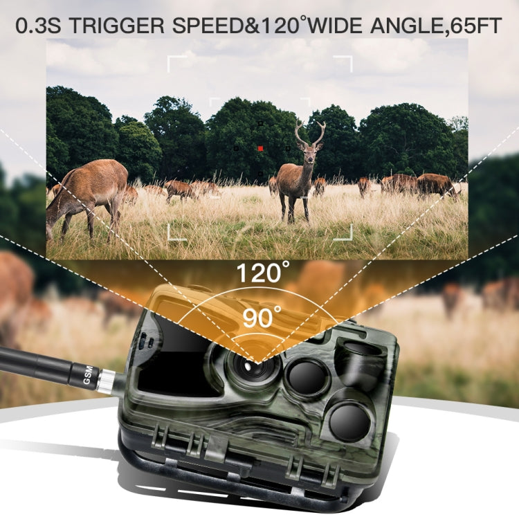 HC801M 2G GSM Waterproof IP66 IR Night Vision Security Hunting Trail Camera, 120 Degree PIR Angle - free shipping - PMC TechLife - Order now!