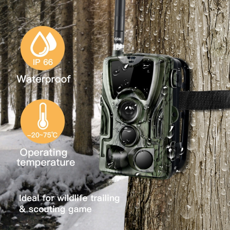 HC801M 2G GSM Waterproof IP66 IR Night Vision Security Hunting Trail Camera, 120 Degree PIR Angle - free shipping - PMC TechLife - Order now!