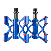 PROMEND PD-M56 1 Pair Mountain Bicycle Aluminum Alloy 3-Bearings Pedals (Blue)