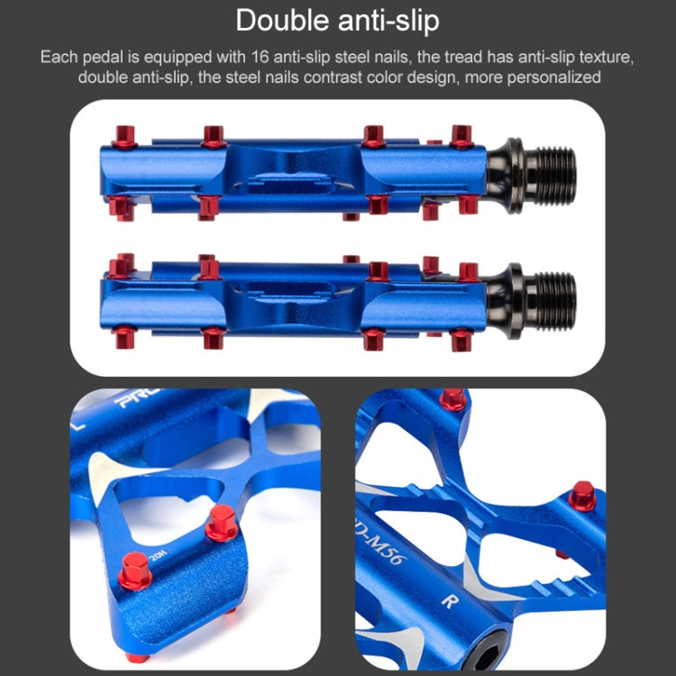 PROMEND PD-M56 1 Pair Mountain Bicycle Aluminum Alloy 3-Bearings Pedals (Black) - free shipping - PMc TechLife - Order now!