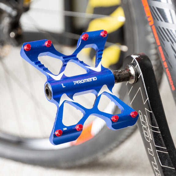 PROMEND PD-M56 1 Pair Mountain Bicycle Aluminum Alloy 3-Bearings Pedals (Grey)
