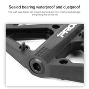 PROMEND PD-M42 1 Pair Mountain Bicycle Nylon High-speed Bearing Pedals(Grey)