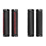 PROMEND GR-501 1 Pair Microfiber Leather Mountain Bicycle Grips Cover(Black Red)