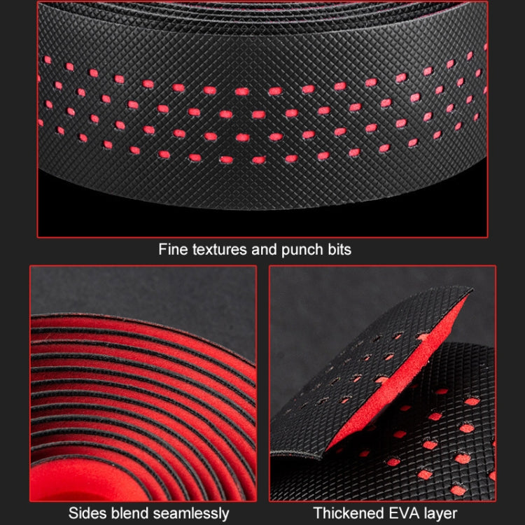 PROMEND GR-082 1 Pair Two-color Antiskid Bicycle Grips Tape (Black Black) - free shipping - PMc TechLife - Order now!