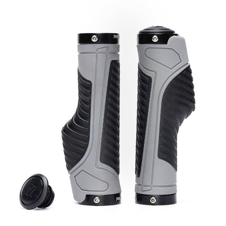PROMEND GR-504 1 Pair TPR Ergonomic Ball Bicycle Grip Cover (Black Grey) - Bicycle Grips by PROMEND | Online Shopping South Africa | PMc TechLife | Buy Now Pay Later Mobicred