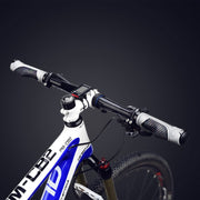 PROMEND GR-504 1 Pair TPR Ergonomic Ball Bicycle Grip Cover (Black Grey)