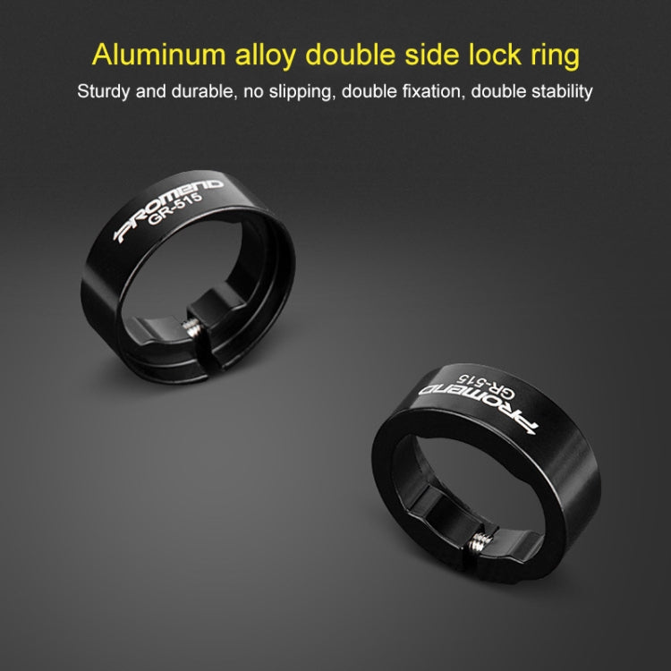 PROMEND GR-515 1 Pair Shock-absorbing Anti-skid Mountain Bike Grips Cover (Black) - free shipping - PMc TechLife - Order now!