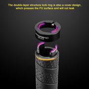 PROMEND GR-515 1 Pair Shock-absorbing Anti-skid Mountain Bike Grips Cover (Black)