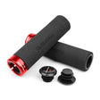 PROMEND GR-513 1 Pair Bicycle Antiskid Sweat-absorbing Sponge Grips Cover (Black Red) - Bicycle Grips by PROMEND | Online Shopping South Africa | PMC TechLife | Buy Now Pay Later Mobicred