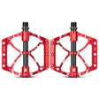 PROMEND PD-M52C 1 Pair Bicycle Aluminum Alloy + Carbon Fiber Tube Bearing Pedals (Red) - Pedals by PROMEND | Online Shopping South Africa | PMc TechLife | Buy Now Pay Later Mobicred