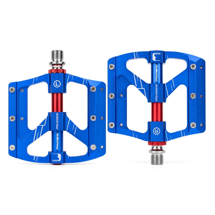 PROMEND PD-M88 1 Pair Mountain Bicycle Aluminum Alloy 3-Bearings Pedals (Blue) - free shipping - PMc TechLife - Order now!