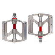 PROMEND PD-M88 1 Pair Mountain Bicycle Aluminum Alloy 3-Bearings Pedals (Titanium Color)