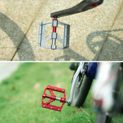 PROMEND PD-M88 1 Pair Mountain Bicycle Aluminum Alloy 3-Bearings Pedals (Titanium Color)