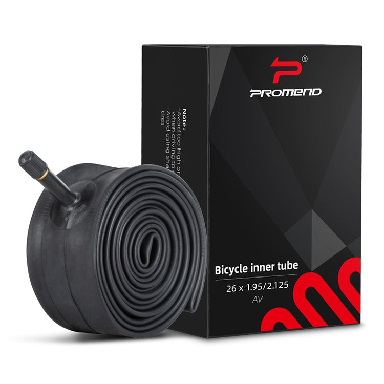PROMEND 26 x 2.125 AV48 Mountain Bike Butyl Pneumatic Inner Tube