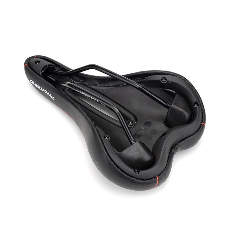 PROMEND SD-565 Hollow Breathable Silicone Bicycle Saddle (Black Red) - free shipping - PMc TechLife - Order now!
