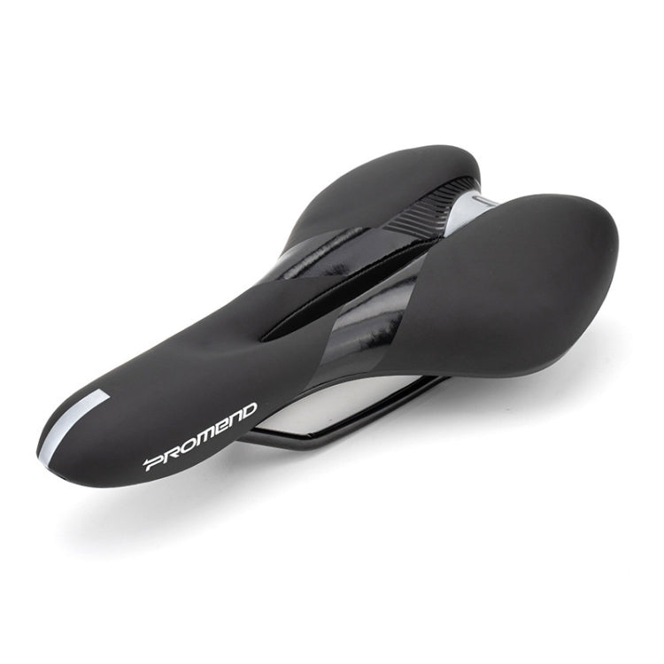 PROMEND SD-567 Hollow Breathable Silicone Racing Bicycle Saddle(Black White) - free shipping - PMc TechLife - Order now!