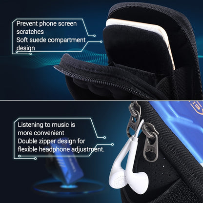 Neoprene Sports Armband Waterproof Phone Bag for Smartphones 5-6 inch - free shipping - PMC Jewellery - Order now!