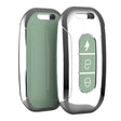 Electric Vehicle Key Electroplated TPU Case For AIMA C (Green) - Car Key Cases by PMC TechLife | Online Shopping South Africa | PMC TechLife | Buy Now Pay Later Mobicred