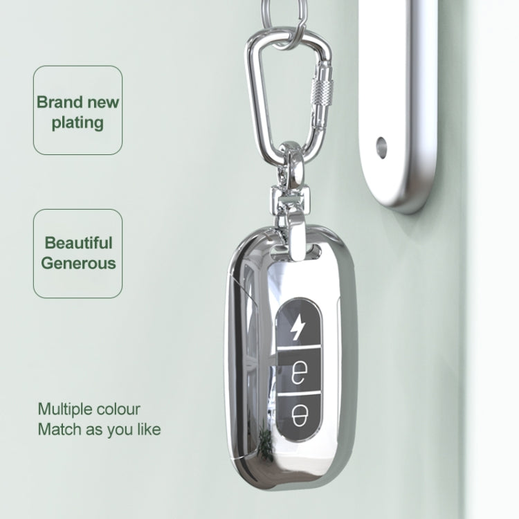 Electric Vehicle Key Electroplated TPU Case For AIMA C (Green) - Car Key Cases by PMC TechLife | Online Shopping South Africa | PMC TechLife | Buy Now Pay Later Mobicred