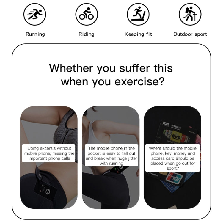 Yesido WB12 Outdoor Sports Running Phone Arm Bag (Grey) - Other by Yesido | Online Shopping South Africa | PMC Jewellery | Buy Now Pay Later Mobicred