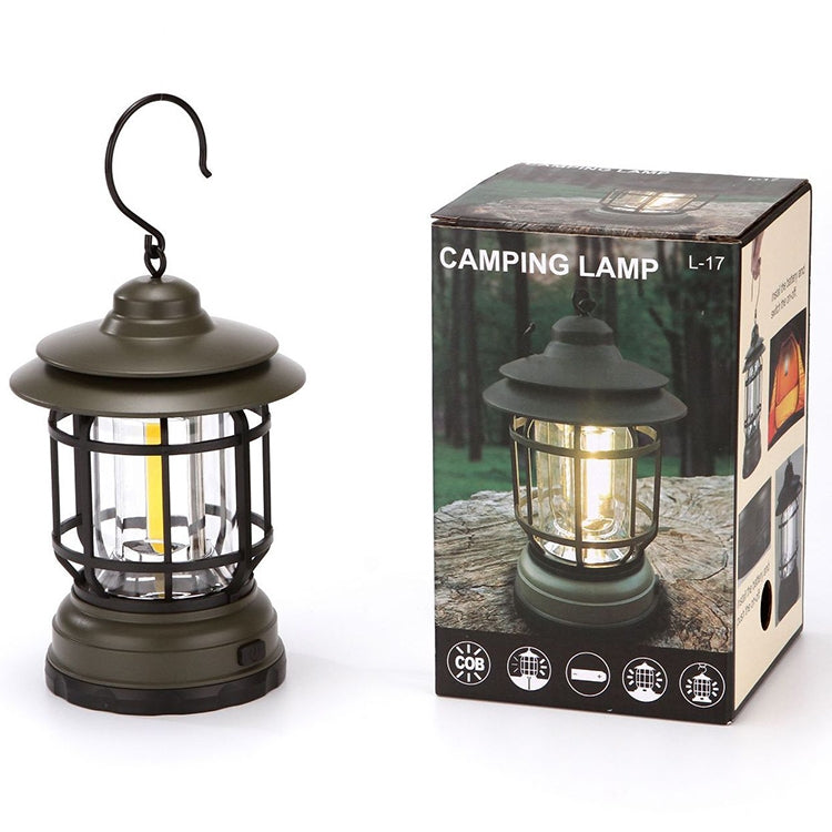 AOTU YT1030 Outdoor Retro Camping Light Emergency Hand Lamp(Green) - Camping Lighting by AOTU | Online Shopping South Africa | PMC Jewellery | Buy Now Pay Later Mobicred