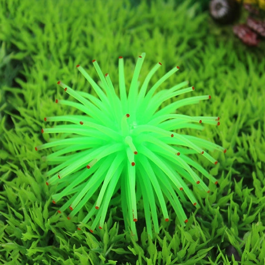 Aquarium Articles Decoration TPR Simulation Sea Urchin Ball Coral with Point, Size: L, Diameter: 13cm(Green) - free shipping - PMC Jewellery - Order now!