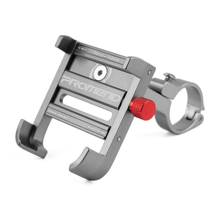 PROMEND SJJ-275 Bicycle Aluminum Alloy Phone Holder for Handlebar (Titanium Color) - Holders by PROMEND | Online Shopping South Africa | PMC TechLife | Buy Now Pay Later Mobicred