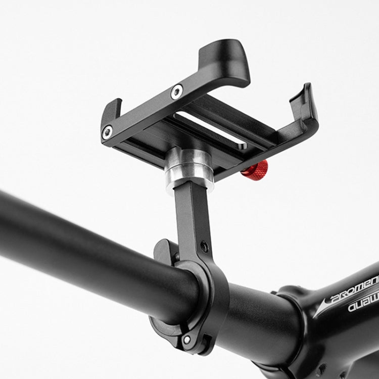 PROMEND SJJ-275 Bicycle Aluminum Alloy Phone Holder for Handlebar (Titanium Color) - Holders by PROMEND | Online Shopping South Africa | PMC TechLife | Buy Now Pay Later Mobicred