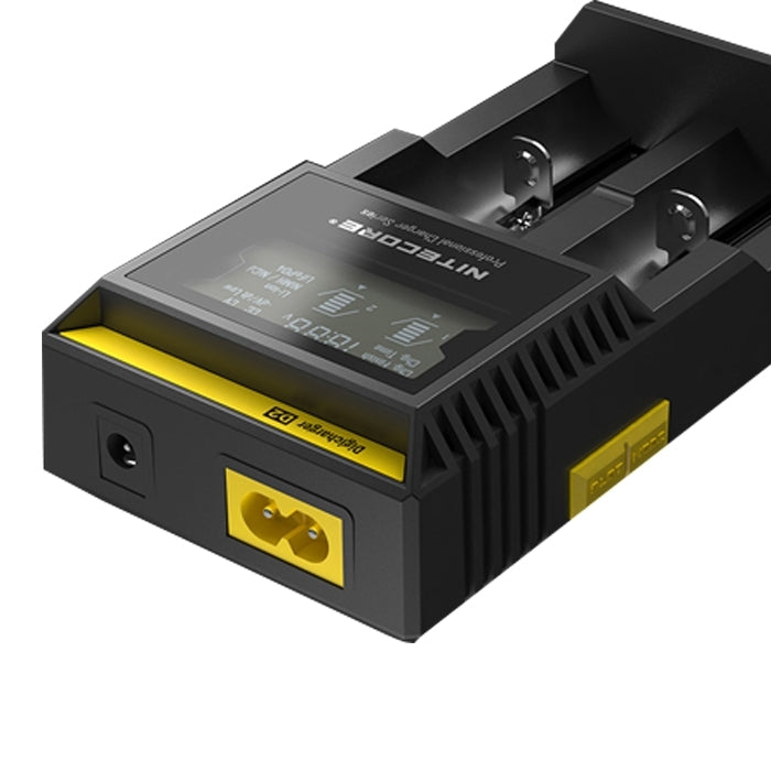 Nitecore D2 Intelligent Digi Smart Charger with LED Indicator for 14500, 16340 (RCR123), 18650, 22650, 26650, Ni-MH and Ni-Cd (AA, AAA) Battery - Charger & Converter by PMC TechLife | Online Shopping South Africa | PMC TechLife | Buy Now Pay Later Mobicred